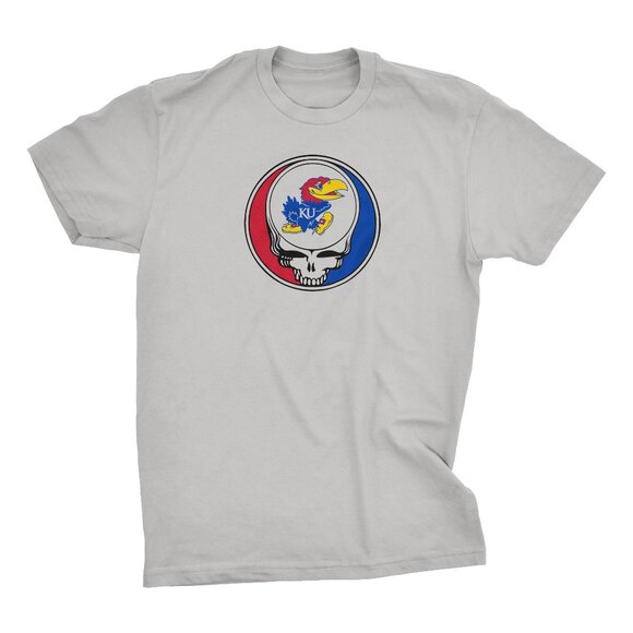 Kanas University Jayhawks Grateful Dead Shakedown Style lot T-shirt - Picture 1 of 2